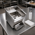 Thumbnail image #2 for John Boos Pro-Bowl 1-Compartment Drop-In Stainless Steel Sink with Towel and Soap Dispenser