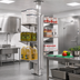 Thumbnail image #2 for Eagle Group Back-To-Back Heavy Duty Cantilevered Shelving Uprights, 84-Inch Floor-to-Ceiling Mount, Stainless Steel