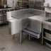Thumbnail image #2 for Advance Tabco Prestige 90° Free-Standing Corner Drainboard Filler, 20