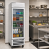 Thumbnail image #3 for Beverage-Air Vista® Series One-Section Reach-In Display Refrigerator, Hinged Glass Door, 19.08 Cu. Ft., Bottom-Mounted Self-Contained, R290
