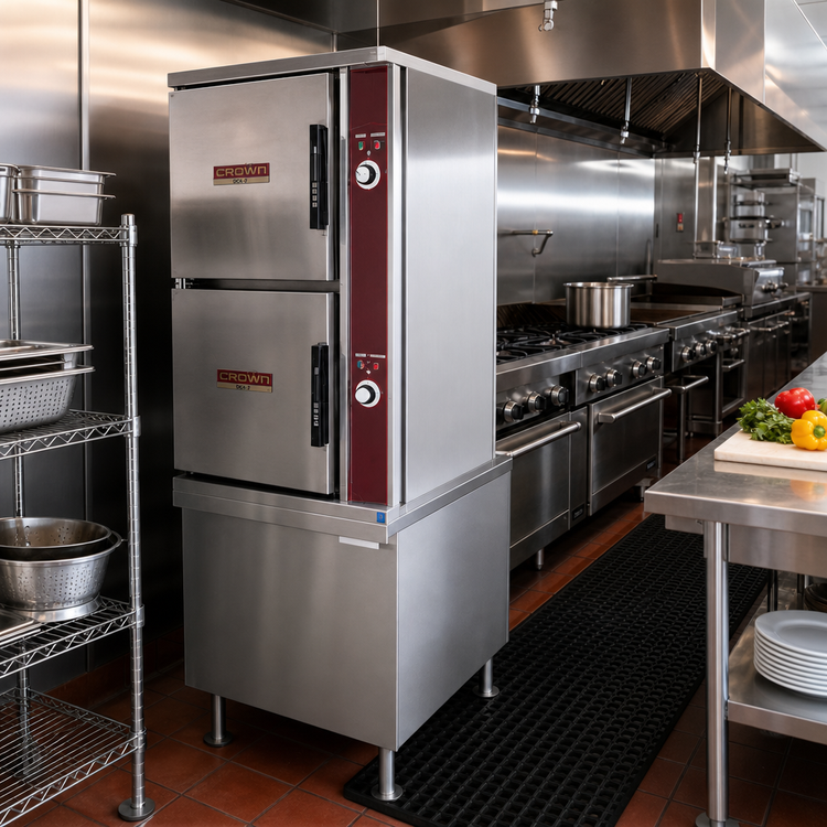 Product image #2 for Crown DCX-2-36 Direct Steam Convection Steamer with 36-inch Cabinet Base