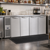Thumbnail image #2 for True Premier Bar 92-Inch Four-Door Stainless Steel Back Bar Cooler