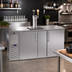 Thumbnail image #2 for Krowne DB72 Two-Section Self-Contained Direct Draw Draft Beer Cooler, 72-Inch Wide