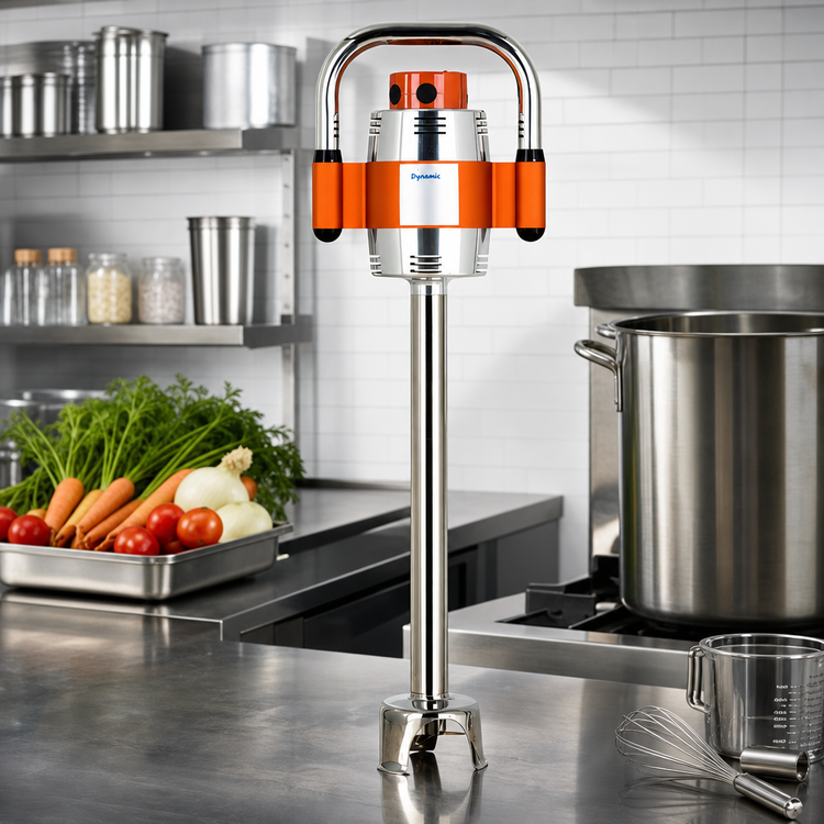 Product image #2 for SMX Single-Speed Immersion Blender with 16-Inch Stainless Steel Shaft and Detachable Bell, 30-Gallon Capacity