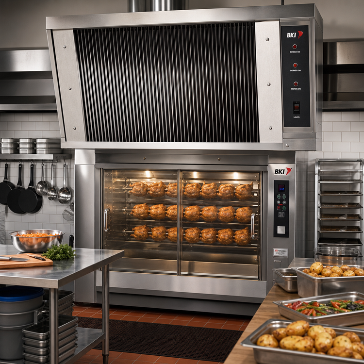 Product image #2 for BKI VGH-8 Ventless Extraction Hood System for VGG Rotisserie Ovens