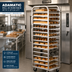 Thumbnail image #2 for Adamatic Roll-In Oven Rack with C-Style Lift, Single End Load, 18-Pan Capacity