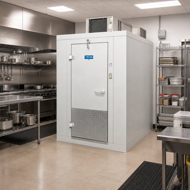 Product image #2 for Indoor Walk-In Cooler with Floor, Remote Refrigeration, +35°F Holding, 6' x 11'9" x 7'8 1/2"