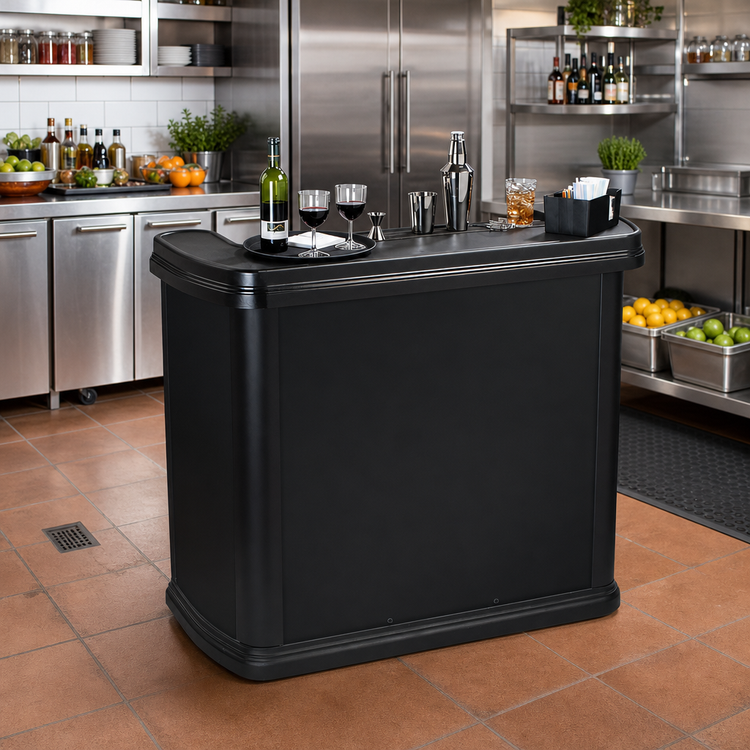 Product image #3 for Maximizer 56-Inch Black Portable Bar with 15-Gallon Ice Bin and Speed-Rak
