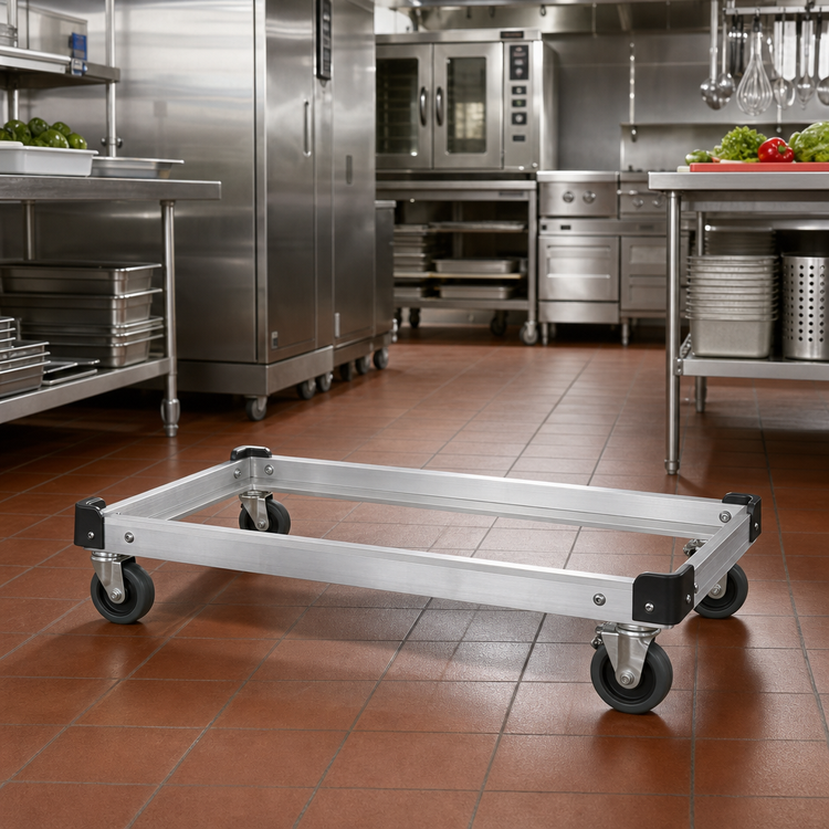 Product image #2 for Metro 36-Inch x 18-Inch Aluminum Truck Dolly Frame with Corner Bumpers