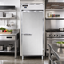 Thumbnail image #2 for Continental Refrigerator D1FXSNSS Designer Line 1-Section Extra-Wide Shallow Depth All Stainless Steel Reach-In Freezer