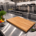 Thumbnail image #2 for Appalachian Red Oak Blended Rails, Edge Grain Kitchen Countertop with Varnique Finish, 48 x 25 x 1-1/2 Inches