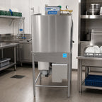 Thumbnail image #2 for Jackson WWS NXP NXP-HTD High-Temperature Electric Door-Type Dishwasher, Stainless Steel, Universal Straight-Thru/Corner, 58 Racks/Hour