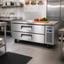 Thumbnail image #2 for Atosa Refrigerated Chef Base with 2 Drawers, 48-2/5 Inch Wide, Stainless Steel