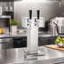 Thumbnail image #2 for Perlick Century Extra High 2-Faucet Countertop Glycol-Cooled Tee Beer Tower, Polished Chrome