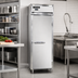 Thumbnail image #2 for Continental Refrigerator D1FN Designer Line One-Section Standard Depth 21.0 cu. ft. Reach-In Freezer with Stainless Steel Front