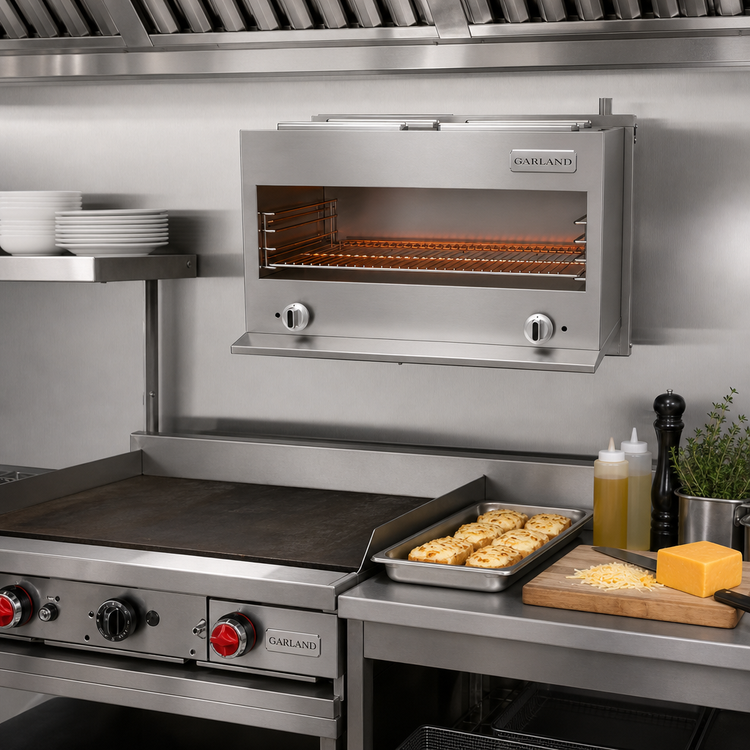 Product image #2 for Garland G-Series Infra-Red Gas Cheesemelter, 34-Inch Countertop/Wall-Mount, 30,000 BTU