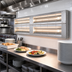 Thumbnail image #2 for Hatco Glo-Ray 24-Inch Lighted Infrared Food Warmer Strip Heat Lamp, Single Heater Rod, 620W, 120V