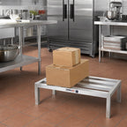 Thumbnail image #2 for Channel Manufacturing HD2436 Heavy-Duty E-Channel Aluminum Dunnage Rack, 36"W x 24"D x 12"H, 3,000 lb. Capacity