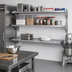 Thumbnail image #2 for New Age Adjustable Solid Aluminum Shelf with Marine Edge, 15 x 48 Inches, 400 lb. Capacity