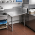 Thumbnail image #2 for BK Resources 36-Inch Straight Clean Dish Table, Left-To-Right Operation, 304 Stainless Steel Top