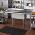 Thumbnail image #2 for 2-Compartment Fabricated Stainless Steel Sink with Left and Right Drainboards, 20