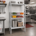 Thumbnail image #2 for Lifetime Tough 2-Shelf Tubular Aluminum Dunnage Shelving, 36W x 24D x 64H