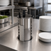 Thumbnail image #2 for Atlas Metal PDS-10-1/8 Drop-In Shielded Self-Leveling Stainless Steel Plate Dispenser