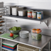 Thumbnail image #2 for Fermostock Horizontal Solid Polymer Shelf, 64 x 18 Inches, 800 lb Capacity