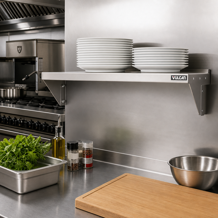 Product image #2 for Vulcan Stainless Steel 25-Inch x 10-Inch Plate Rail