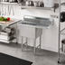 Thumbnail image #2 for Advance Tabco 1-Compartment Fabricated Sink with Right Drainboard, 36