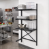 Thumbnail image #2 for Metro SmartLever Add-On Cantilevered Shelving Kit for 24 x 18 Inch Shelves