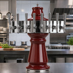Thumbnail image #2 for Micro Matic USA CT500E-8 Vienna Countertop Air-Cooled 8-Faucet Ceramic Draft Beer Tower
