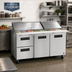 Thumbnail image #2 for Hoshizaki Steelheart 72-Inch Three-Section Mega Top Prep Refrigerator with 2 Doors and 2 Drawers