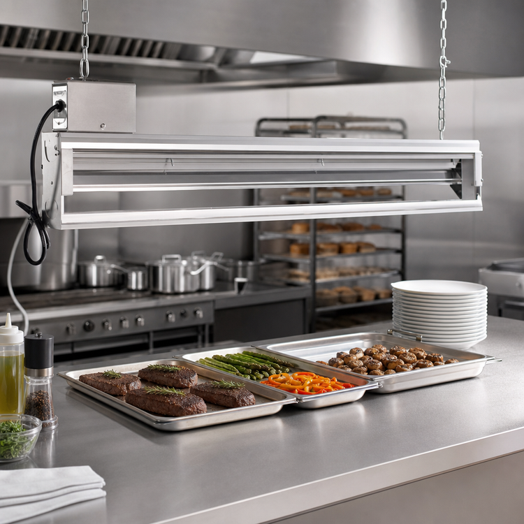 Product image #2 for Vollrath Cayenne 48-Inch Strip Heat Lamp with Sheathed Cal-Rod Element
