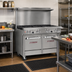 Thumbnail image #2 for Southbend Ultimate 48-Inch Commercial Gas Restaurant Range with 6 Open Burners, Standard Oven, and Cabinet Base