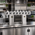 Thumbnail image #2 for Extra High 8-Faucet Countertop Bridge Tee Glycol-Cooled Draft Beer Tower, Stainless Steel