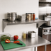 Thumbnail image #2 for BK Resources T-304 18-Gauge Stainless Steel Wall Shelf, 30 x 16 Inches