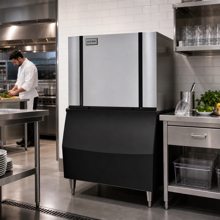Product image #3 for Ice-O-Matic Elevation Series Water-Cooled Half-Size Cube Modular Ice Maker, 48 Inch Wide