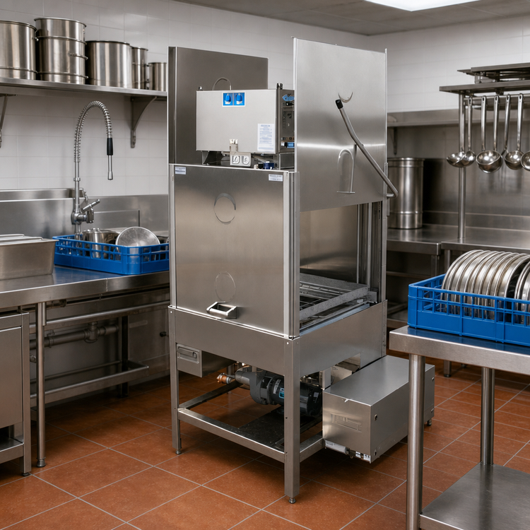 Product image #2 for American Dish Service HT-34 Pot & Utensil High-Temperature Door-Type Dishwasher