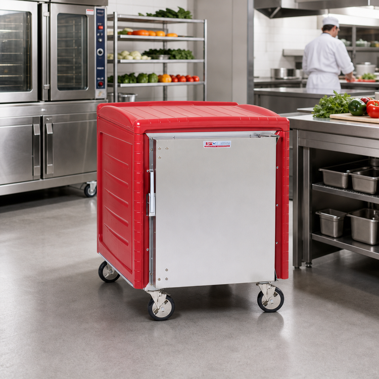 Product image #2 for Metro C5 4 Series Half Height Mobile Insulated Food Transport Cabinet with Universal Wire Slides