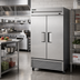 Thumbnail image #2 for True Two-Section Reach-In Freezer, -10°F, Stainless Steel, Self-Contained Bottom Mount