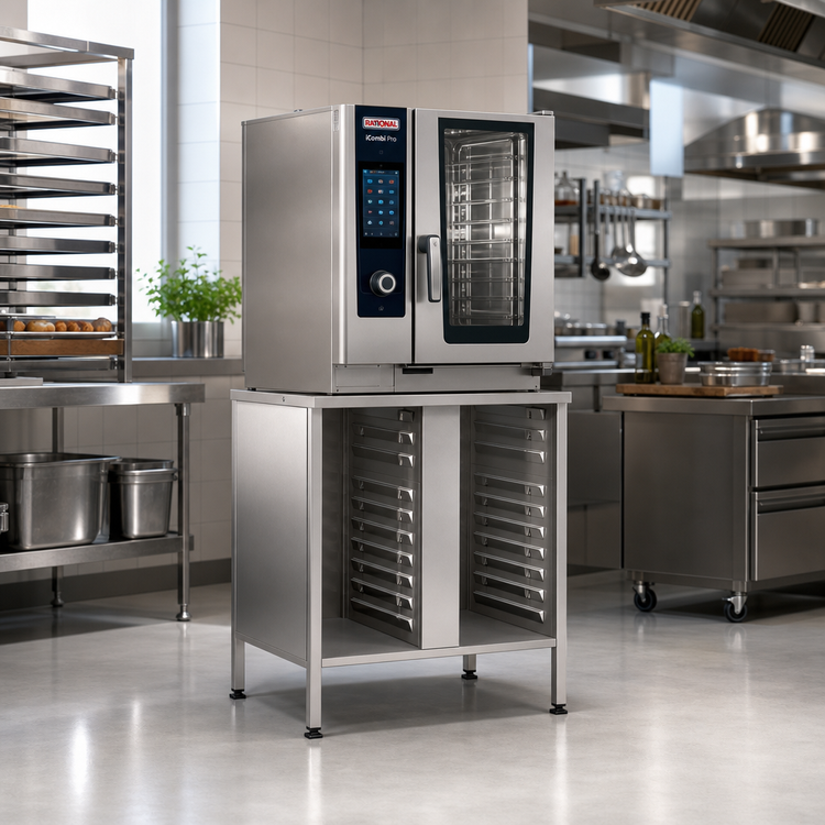 Product image #2 for RATIONAL UltraVent Stationary Oven Stand for iCombi Pro/Classic 6-Half Size
