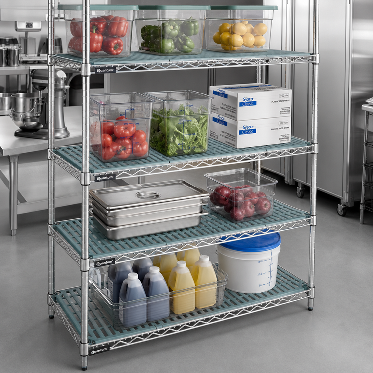 Product image #2 for Quantum 60 Inch x 21 Inch Polymer Shelf Mat for Wire Shelves