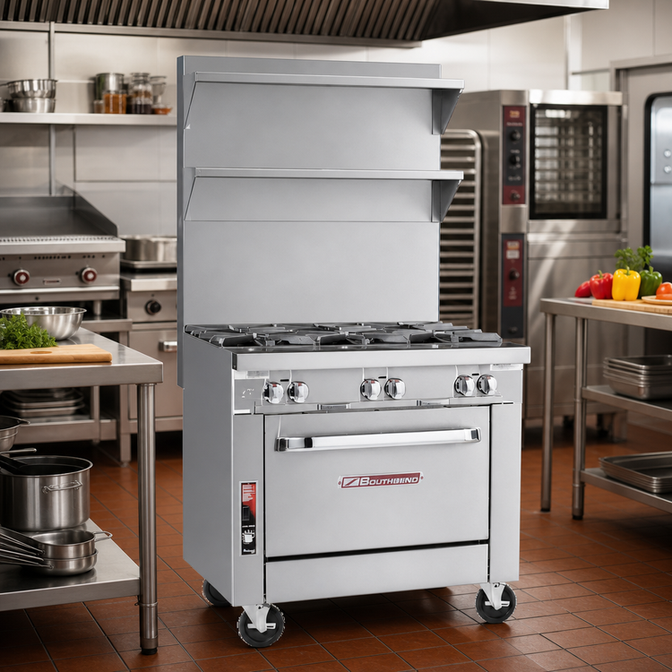 Product image #2 for Southbend Platinum Heavy Duty 16-Inch Modular Gas Range with 2 Open Burners