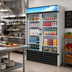 Thumbnail image #2 for Hoshizaki RM-49-HC Two-Section Reach-In Glass Door Refrigerated Merchandiser, 42.61 Cu. Ft., Bottom-Mount Self-Contained