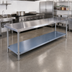 Thumbnail image #2 for Sapphire Manufacturing Galvanized Steel Undershelf for 120-Inch x 24-Inch Work Tables
