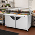 Thumbnail image #2 for Turbo Air Super Deluxe 60-Inch Two-Section Sandwich/Salad Mega Top Prep Table with Clear Lids, 24-Pan Opening