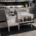 Thumbnail image #2 for Royal Series 48-Inch Underbar Ice Bin/Cocktail Station with Right Ice Bin, Blender Station, and 10-Circuit Cold Plate