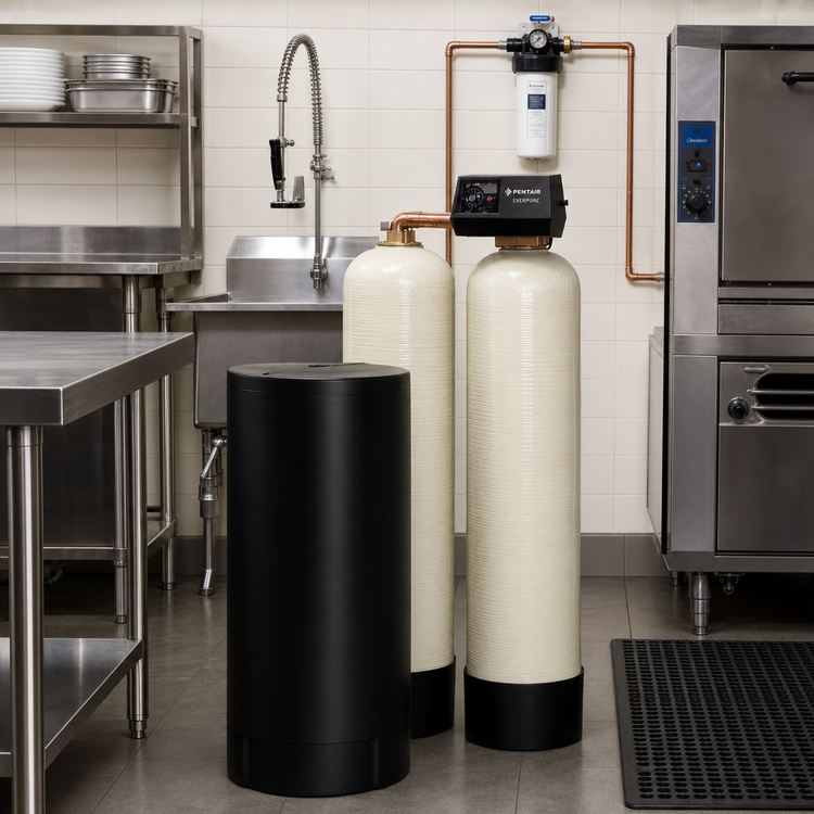 Product image #2 for Everpure CES-9500E-120 Commercial Twin Tank Water Conditioner