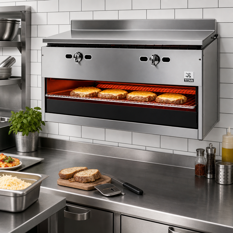 Product image #2 for Titan JCM-60 60-Inch Gas Wall Mount Infrared Cheesemelter